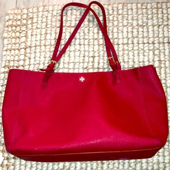 Tory Burch Red Saffiano bag - Picture 1 of 9
